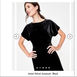aston velvet jumpsuit